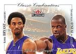 2001-02 Fleer Platinum - Classic Combinations #8CC Kobe Bryant / Shaquille O'Neal SN500
