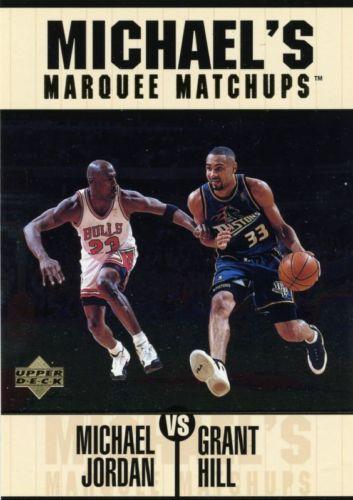 1997-98 Upper Deck Michael Jordan's Marquee Matchups #MM3 Michael Jordan / Grant Hill