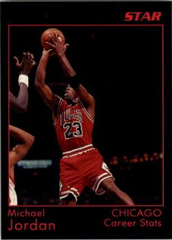 1991 Star Michael Jordan (Unlicensed) - Black Border, Black Backs #1 Michael Jordan - Career Stats
