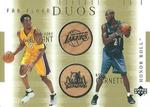 2001-02 Upper Deck Honor Roll - Fab Floor Duos #KB/KG-F Kobe Bryant / Kevin Garnett MEM