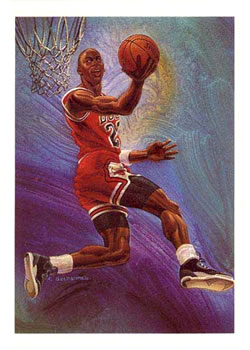 1990-91 Hoops #358 Michael Jordan