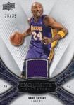 2008-09 Upper Deck Exquisite Collection - Jerseys #4 Kobe Bryant MEM, SN35