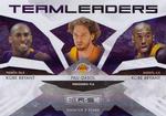 2009-10 Panini Rookies & Stars - Team Leaders Holofoil #13 Kobe Bryant / Pau Gasol / Kobe Bryant SN250