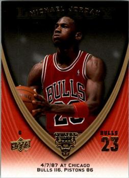 2008-09 Upper Deck Michael Jordan Legacy Collection #177 Michael Jordan - Game 177