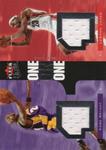 2007-08 Ultra - One on One Jersey #OO-BJ Kobe Bryant / LeBron James MEM, SN99