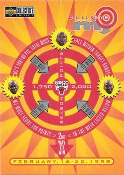 1997-98 Collector's Choice - MJ BULLSeye #B3 Michael Jordan - 1,750-2,000 or February 16-22 (L)