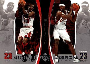 2005-06 Upper Deck - Michael Jordan/LeBron James #LJMJ4 Michael Jordan / LeBron James