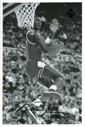 1998 Upper Deck Michael Jordan Retrospect Postcards #MJR4 Michael Jordan