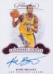 2018-19 Panini Flawless - Legendary Scripts Ruby #LS-KBR Kobe Bryant AU, SN15