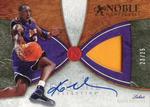2006-07 Upper Deck Exquisite Collection - Noble Nameplates #NN-KB Kobe Bryant AU, MEM, SN25