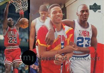 1994-95 Collector's Choice Spanish - Michael Jordan Rare Air Decade of Dominance #J4 Michael Jordan