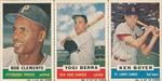 1960 Bazooka - Panels #7/8/9 Bob Clemente / Yogi Berra / Ken Boyer
