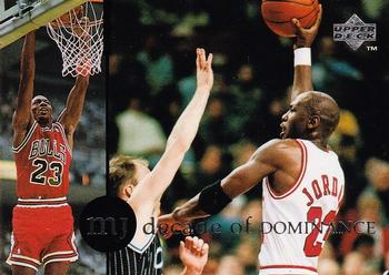 1994-95 Collector's Choice French - Michael Jordan Rare Air Decade of Dominance #J9 Michael Jordan