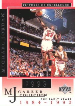 1998 Upper Deck Michael Jordan Career Collection #10 Michael Jordan/Pictures of Excellence 1993