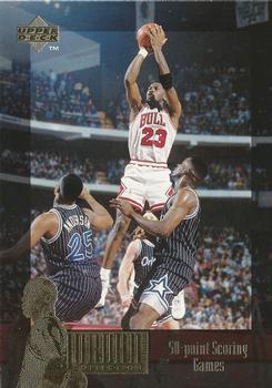 1995-96 Upper Deck The Jordan Collection Jumbo #JC10 50-Point Scoring Games