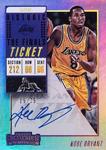 2018-19 Panini Contenders - Historic Rookie The Finals Ticket #HST-KBR Kobe Bryant AU, SN25