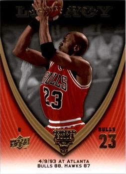 2008-09 Upper Deck Michael Jordan Legacy Collection #658 Michael Jordan - Game 658