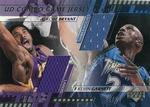 2000-01 Upper Deck - UD Combo Game Jerseys (Series Two) #KB/KG Kobe Bryant / Kevin Garnett MEM, SN50 MEM: Jersey; 2001 copyright