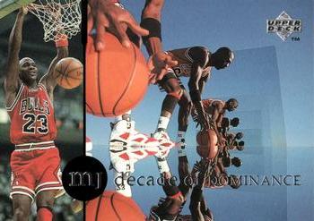 1994-95 Collector's Choice German - Michael Jordan Rare Air Decade of Dominance #J7 Michael Jordan