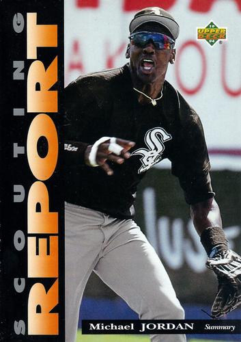 1994 Upper Deck Minor League - Scouting Report Jumbo #SR5 Michael Jordan