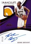 2017-18 Panini Immaculate Collection - Patch Autographs Red #PA-KBR Kobe Bryant AU, MEM, SN10