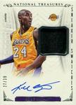 2013-14 Panini National Treasures - Sneaker Swatches Autographs #SA-KB Kobe Bryant AU, MEM, SN39