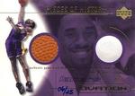 2000-01 Upper Deck Ovation - A Piece of History #KB-C Kobe Bryant MEM, PR25 Combo