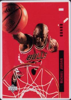 1996 Upper Deck Signature Series Michael Jordan #G11 Michael Jordan - 1992-93 Upper Deck SE Behind the Glass
