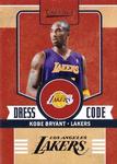 2010-11 Panini Classics - Dress Code #1 Kobe Bryant
