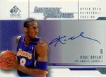 2003-04 SP Signature Edition - Authentic Signatures #AS-KB Kobe Bryant AU