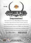 2007-08 Upper Deck Chronology - Stitches in Time 50 #SIT-KB Kobe Bryant MEM, SN50