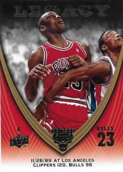 2008-09 Upper Deck Michael Jordan Legacy Collection #358 Michael Jordan - Game 358