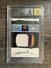 2003-04 Upper Deck Exquisite Collection Limited Logos #LL-KB Kobe Bryant Auto /75