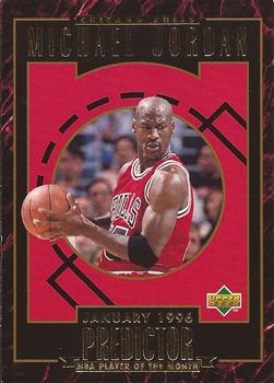 1995-96 Upper Deck - Predictors: Player of the Month #R2 Michael Jordan - January 1996