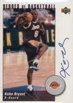2002-03 UD Authentics - Kobe Bryant Heroes of Basketball Autographs #KB3-A Kobe Bryant AU, SN8