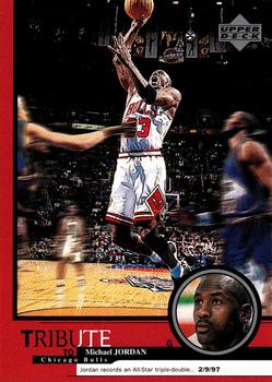 1999 Upper Deck Tribute to Michael Jordan #25 Michael Jordan (All-Star Triple-Double 2/9/97)