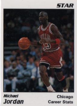 1991 Star Michael Jordan (Unlicensed) - White Border, Black Text #1 Michael Jordan - Career Stats