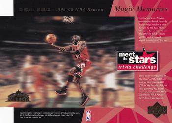 1996-97 Collector's Choice - Meet the Stars Michael Jordan Exchange #NNO Michael Jordan