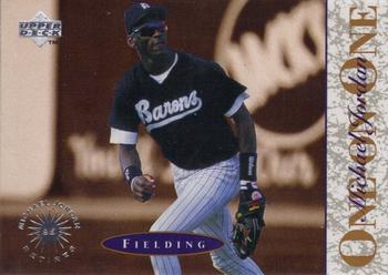 1995 Upper Deck Minor League - Michael Jordan One On One #2 Michael Jordan - Fielding
