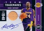 2011-12 Panini Limited - Team Trademarks Materials Signatures #1 Kobe Bryant AU, MEM, SN25