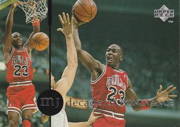 1994-95 Collector's Choice German - Michael Jordan Rare Air Decade of Dominance #J10 Michael Jordan