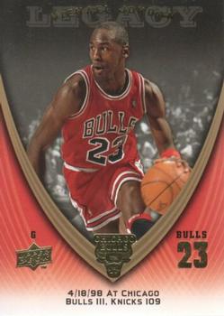 2008-09 Upper Deck Michael Jordan Legacy Collection #930 Michael Jordan - Game 930