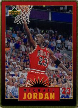 1996 Upper Deck Michael Jordan Metal (5 Cards) #2 Michael Jordan