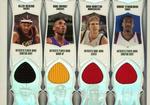 2005-06 Topps Luxury Box - Stat Sheet 7 Relics #SSR-12 Allen Iverson / Kobe Bryant / Dirk Nowitzki / Amare Stoudemire / Tracy McGrady / Gilbert Arenas / Vince Carter MEM, SN140
