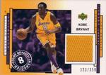 2002-03 UD Authentics - Court Quality #KB-Q Kobe Bryant MEM, SN350