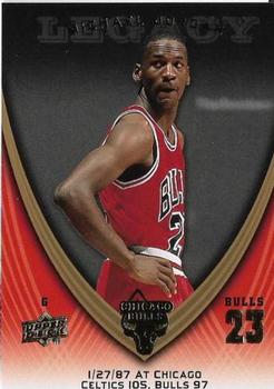 2008-09 Upper Deck Michael Jordan Legacy Collection #140 Michael Jordan - Game 140