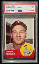 1963 Topps #500 Harmon Killebrew SP