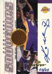 2000-01 Upper Deck MVP - Game-Used Souvenirs Autographs #KB-SA Kobe Bryant AU, MEM, SN25