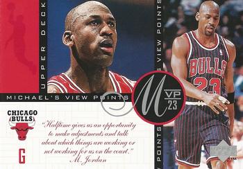 1996 Upper Deck Michael Jordan Michael's Viewpoints Jumbo #VP6 Michael Jordan