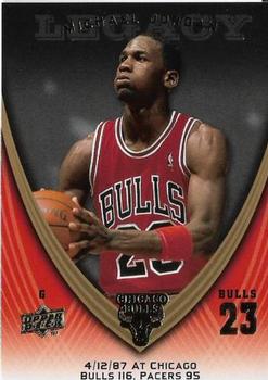 2008-09 Upper Deck Michael Jordan Legacy Collection #179 Michael Jordan - Game 179